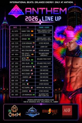 Halloween Night with DJ Jesús Montañez at Anthem Orlando