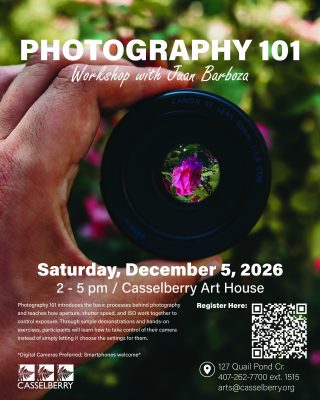 Photography 101 Workshop w/ Juan Barboza