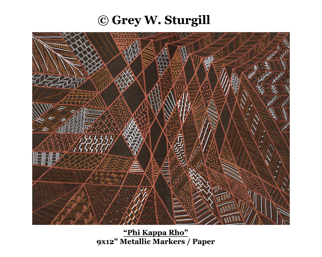 Gallery 1 - Exhibition “Dream Doodle Cosmology” by Grey W. Sturgill