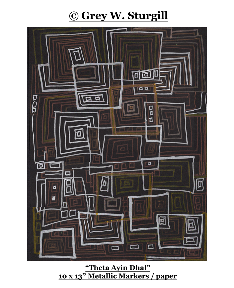 Gallery 3 - Exhibition “Dream Doodle Cosmology” by Grey W. Sturgill
