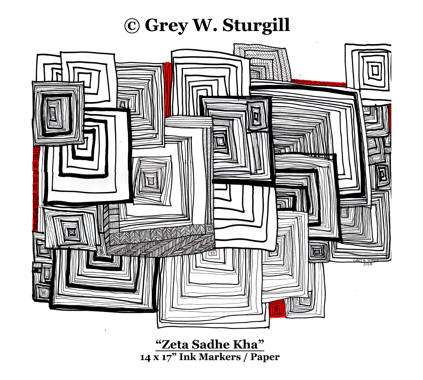 Gallery 2 - Opening Reception “Dream Doodle Cosmology” by Grey W. Sturgill